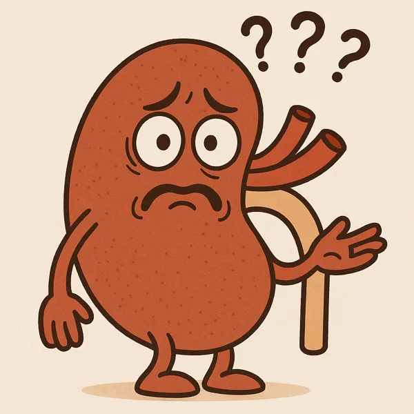 A confused kidney contemplating the causes of chronic kidney disease