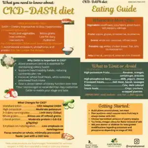 CKD DASH diet kidney wellness rack card preview