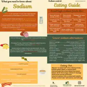 Low sodium kidney wellness rack card preview